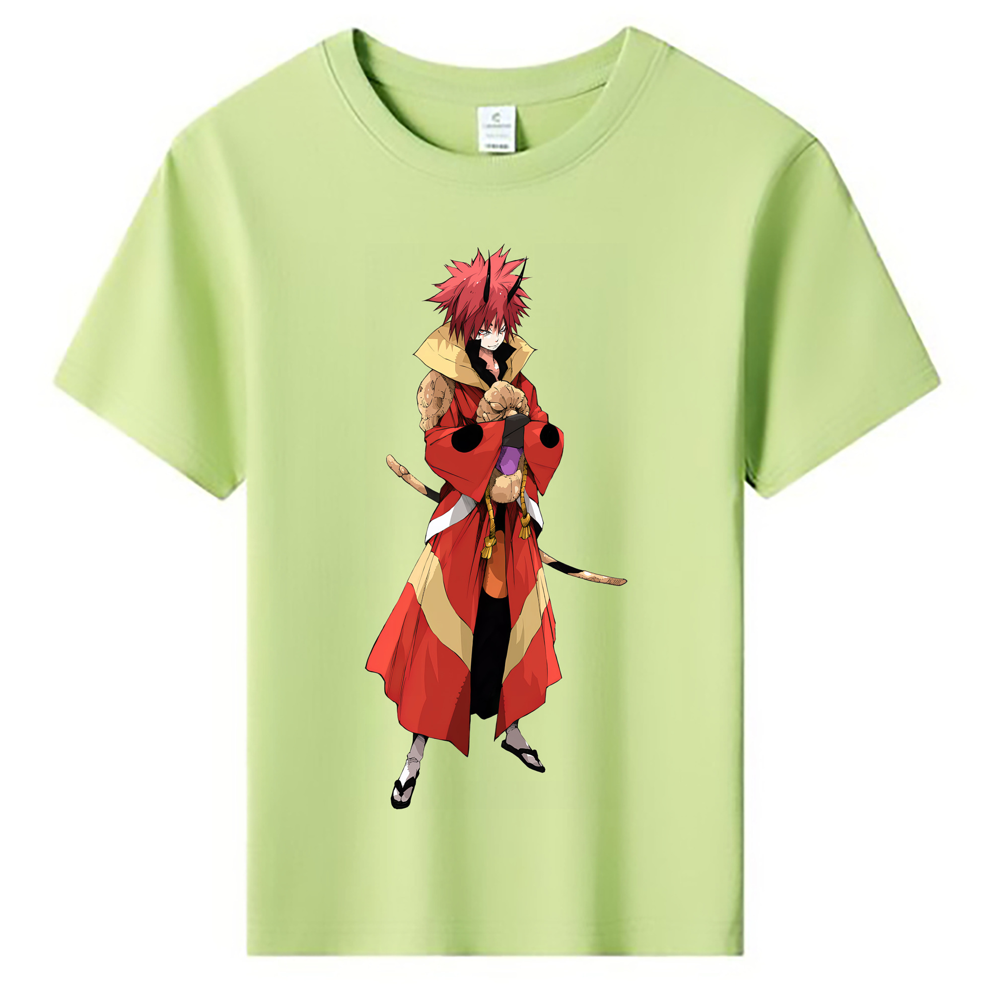 （画像用） 転スラ Regarding Reincarnated to Slime 綿100％キッズTシャツ（フロントプリント）